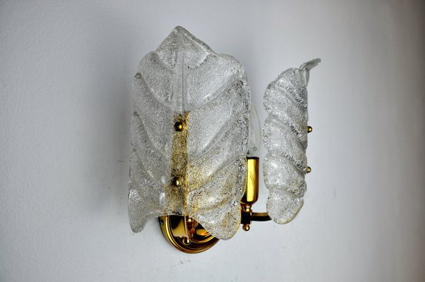 Murano Glass Flower Wall Lights by Carl Fagerlund, 1970s-EJE-1169603