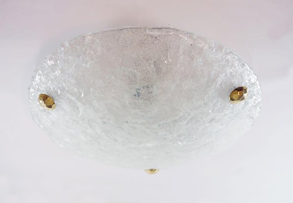 Murano Glass Flush Mount by Hillebrand, Germany, 1960s-DEK-1096438