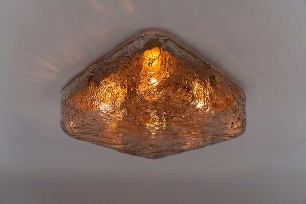 Murano Glass Flush Mount by Kaiser Leuchten, 1960s-KQB-1732947