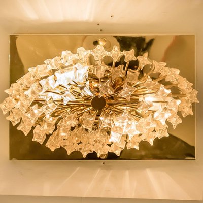 Murano Glass Flush Mount Ceiling Lamp by Venini for Isa-VDW-910041