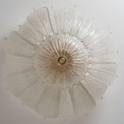 Murano Glass Flush Mount from Barovier & Toso, Italy, 1970s-VDW-1403249