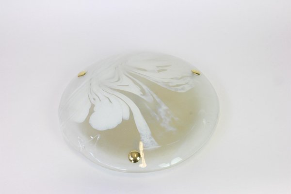 Murano Glass Flush Mount from Hillebrand, Germany, 1970s-UGR-1085774