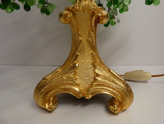 Murano Glass & Gilded Bronze Waterfall Table Lamp, 1970s-AWL-843807