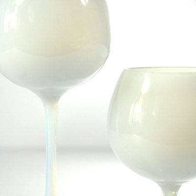 Murano Glass Goblets from Cenedese, 1970s, Set of 2-GIW-1362140