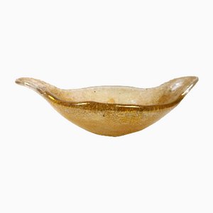 Murano Glass Gold Flake Catch All Bowl, 1970s-UWE-1080589