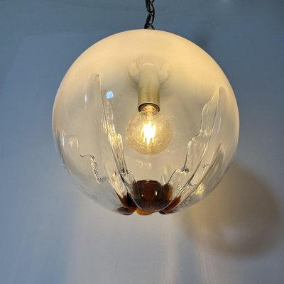 Murano Glass Hanging Lamp from Mazzega, 1970s-BGP-1721183