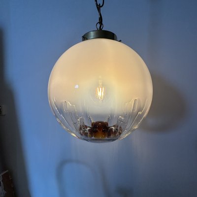 Murano Glass Hanging Lamp from Mazzega, 1970s-BGP-1721183