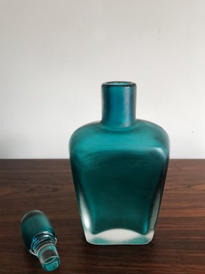 Murano Glass Incisi Series Bottle by Paolo Venini for Venini, 1981-CC-1285399