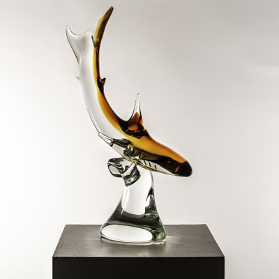 Murano Glass Jaws Sculpture, 1960s-SQP-1716347