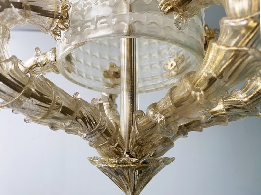 Murano Glass Lantern Ceiling Lamp by Ercole Barovier for Barovier & Toso, Italy, 1940-YZD-1811998