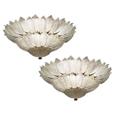 Murano Glass Leaf Chandelier, 1990-MBH-2022355