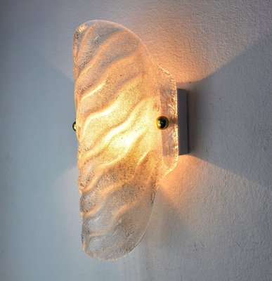 Murano Glass Leaf Wall Light by Carl Fagerlund, 1970-EJE-1172298