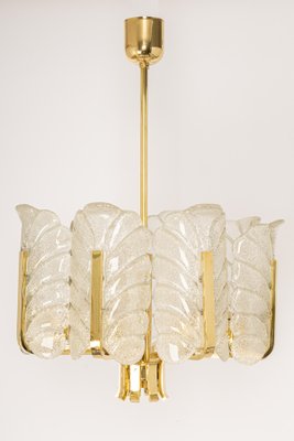 Murano Glass Leaves Chandelier by Carl Fagerlund for Orrefors, 1960s-UGR-1099377