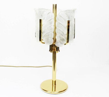 Murano Glass Leaves Table Lamp by Carl Fagerlund for Orrefors, 1960s-UGR-1099376