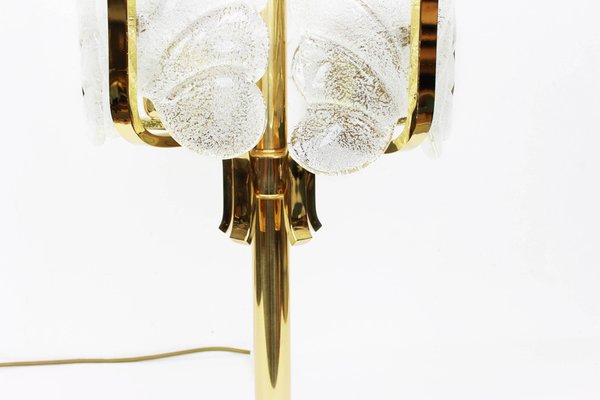 Murano Glass Leaves Table Lamp by Carl Fagerlund for Orrefors, 1960s-UGR-1099376