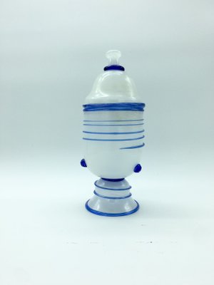 Murano Glass Lidded Vase, 1960s-YUW-690194