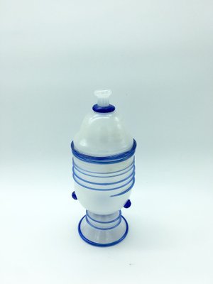 Murano Glass Lidded Vase, 1960s-YUW-690194