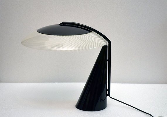 Murano Glass & Metal Table Lamp, 1970s-HS-1131107