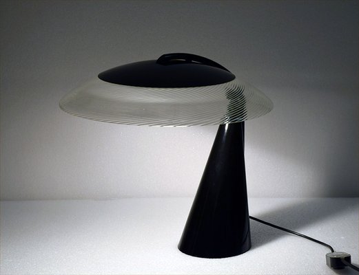 Murano Glass & Metal Table Lamp, 1970s-HS-1131107