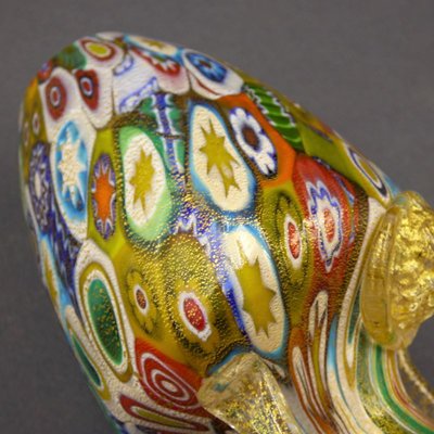 Murano Glass MIllefiori Vase by Gambaro & Poggi, Italy-WK-1029400