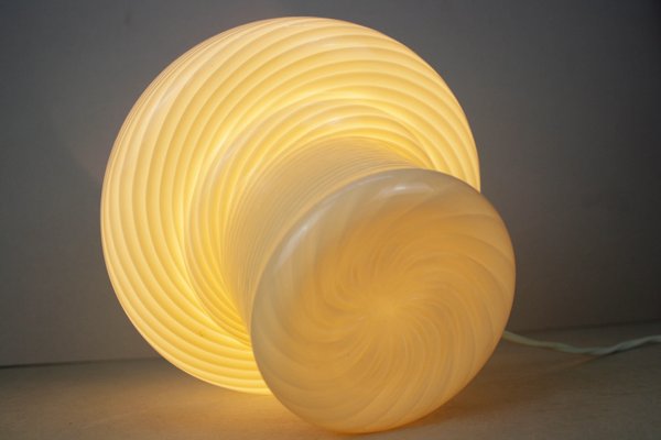 Murano Glass Mushroom Light Swirl, 1960s-OZL-1065711