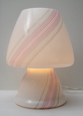 Murano Glass Mushroom Table Lamp from Maestri Muranesi, 1980s-FER-551015