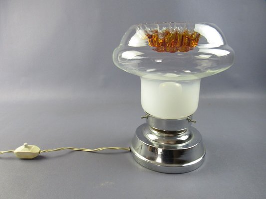 Murano Glass Mushroom Table Lamp from Mazzega, 1960s-PWG-1763364