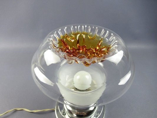 Murano Glass Mushroom Table Lamp from Mazzega, 1960s-PWG-1763364