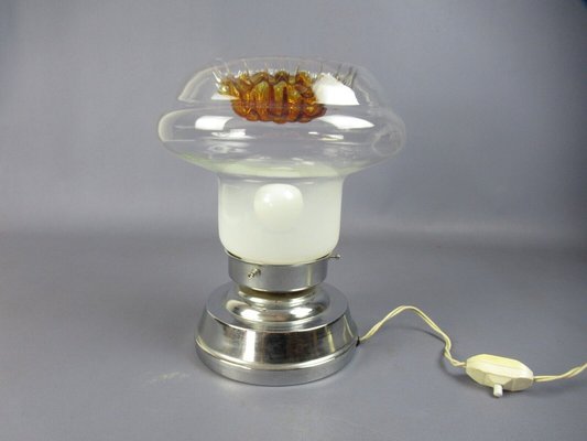 Murano Glass Mushroom Table Lamp from Mazzega, 1960s-PWG-1763364