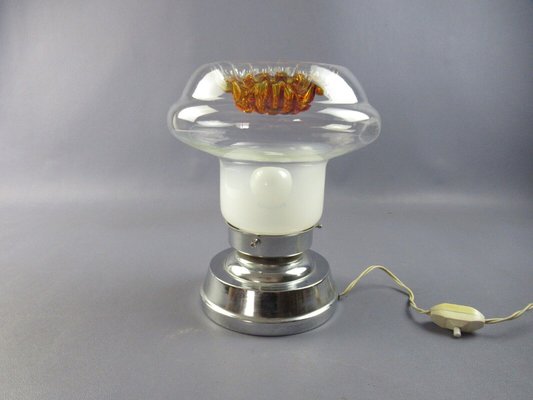 Murano Glass Mushroom Table Lamp from Mazzega, 1960s-PWG-1763364