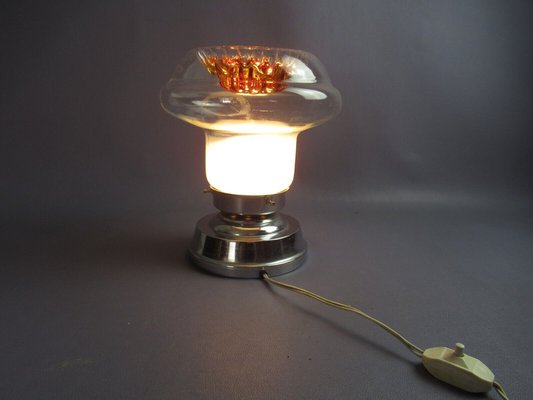 Murano Glass Mushroom Table Lamp from Mazzega, 1960s-PWG-1763364