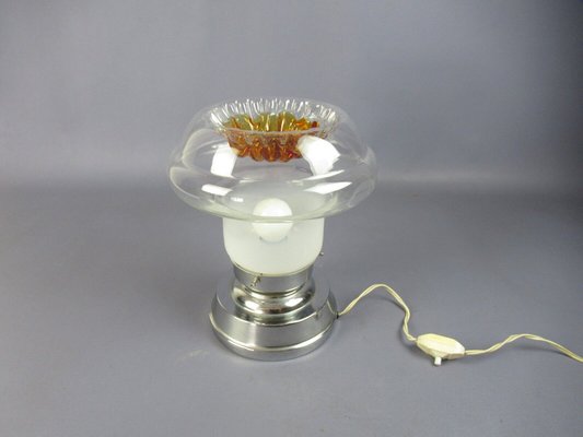 Murano Glass Mushroom Table Lamp from Mazzega, 1960s-PWG-1763364