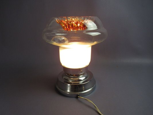 Murano Glass Mushroom Table Lamp from Mazzega, 1960s-PWG-1763364