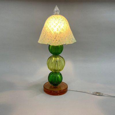 Murano Glass Mushroom Table Lamp, Italy, 1990s-TZ-1409822