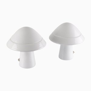 Murano Glass Mushroom Table Lamps by Guido De Majo for Res Murano, Italy, Set of 2-LBS-1378508