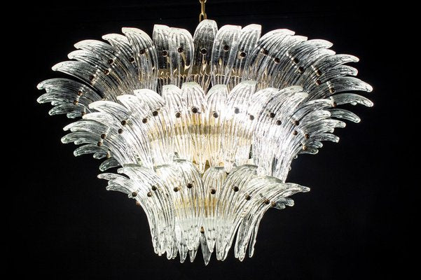 Murano Glass Palmette Chandelier, 1970s-MBH-1032629