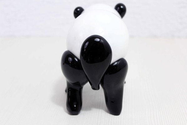 Murano Glass Panda, 1970s-BQF-1807755