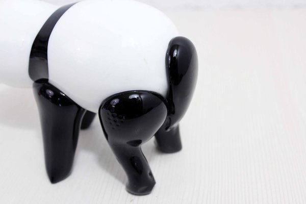 Murano Glass Panda, 1970s-BQF-1807755