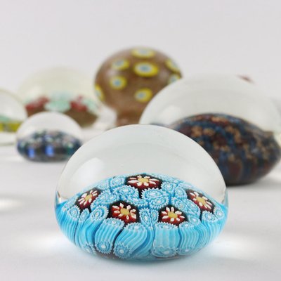 Murano Glass Paperweights, Set of 12-VMM-1352401