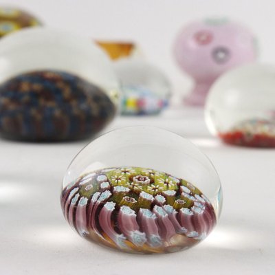 Murano Glass Paperweights, Set of 12-VMM-1352401