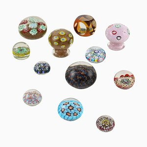 Murano Glass Paperweights, Set of 12-VMM-1352401