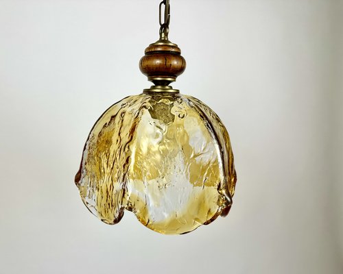 Murano Glass Pendant Lamp by Carlo Nason for Mazzega, Italy, 1970s-GYX-2027537