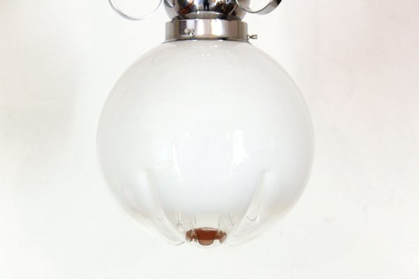 Murano Glass Pendant Lamp from Mazzega, 1970s-TOI-924409