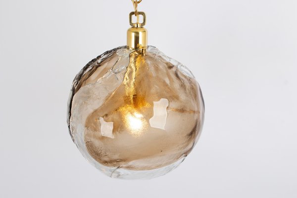 Murano Glass Pendant Light attributed to Kaiser, Germany, 1960s-UGR-1747986