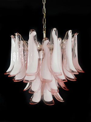 Murano Glass Petal Chandeliers, Murano, Set of 2-OVO-1235274