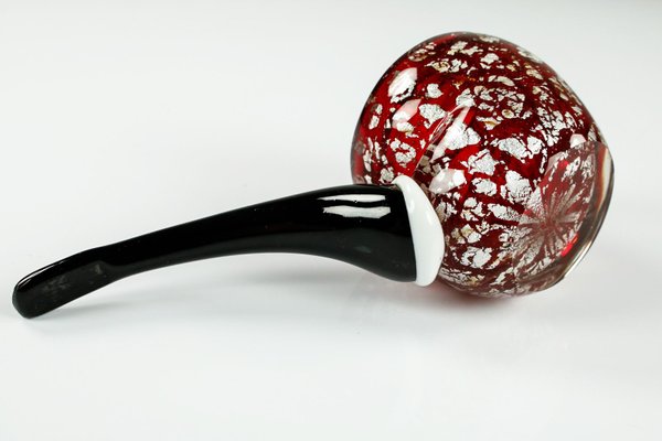 Murano Glass Pipe-Shaped Ashtray-FUP-1062689