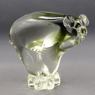 Murano Glass Polar Bear by Alfredo Barbini-WK-1029625