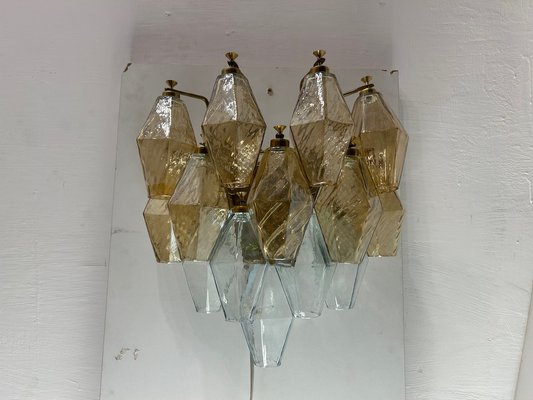 Murano Glass Polygon Sconces, 1970s, Set of 2-JJC-1804063