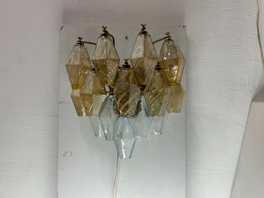 Murano Glass Polygon Sconces, 1970s, Set of 2-JJC-1804063