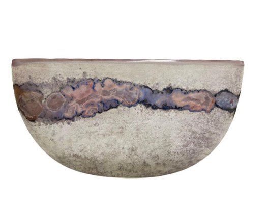 Murano Glass Scavo Technique Bowl by Alfredo Barbini, 1970s-UCH-1224165